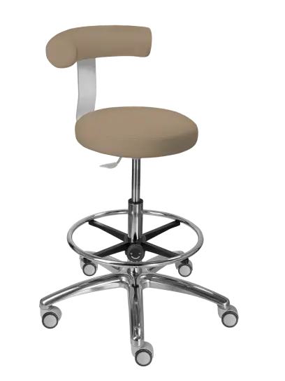 LZ83 G DENT židle lékařská, SILVERTEX - koženka světlá káva 30 520